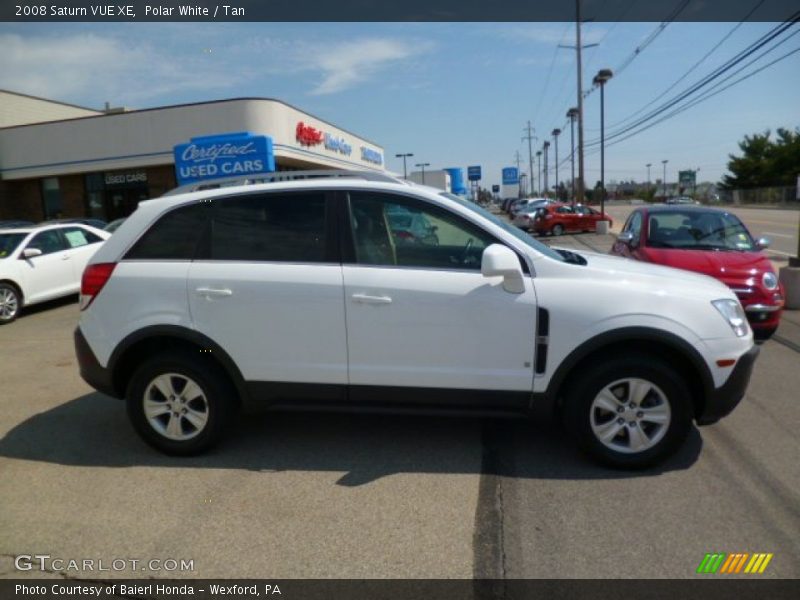 Polar White / Tan 2008 Saturn VUE XE