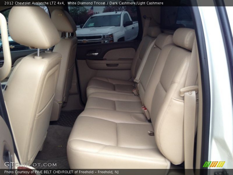 White Diamond Tricoat / Dark Cashmere/Light Cashmere 2012 Chevrolet Avalanche LTZ 4x4