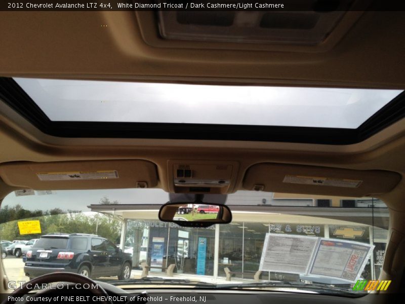White Diamond Tricoat / Dark Cashmere/Light Cashmere 2012 Chevrolet Avalanche LTZ 4x4