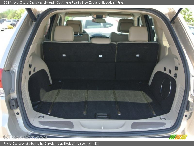 Cashmere Pearl / New Zealand Black/Light Frost 2014 Jeep Grand Cherokee Limited