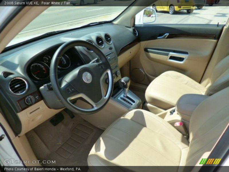Polar White / Tan 2008 Saturn VUE XE
