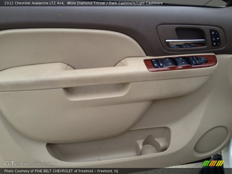 White Diamond Tricoat / Dark Cashmere/Light Cashmere 2012 Chevrolet Avalanche LTZ 4x4