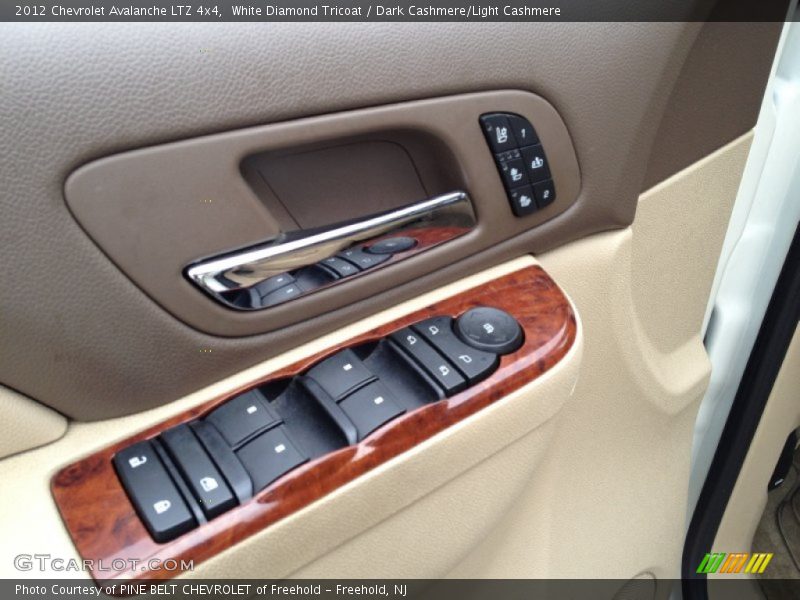 White Diamond Tricoat / Dark Cashmere/Light Cashmere 2012 Chevrolet Avalanche LTZ 4x4