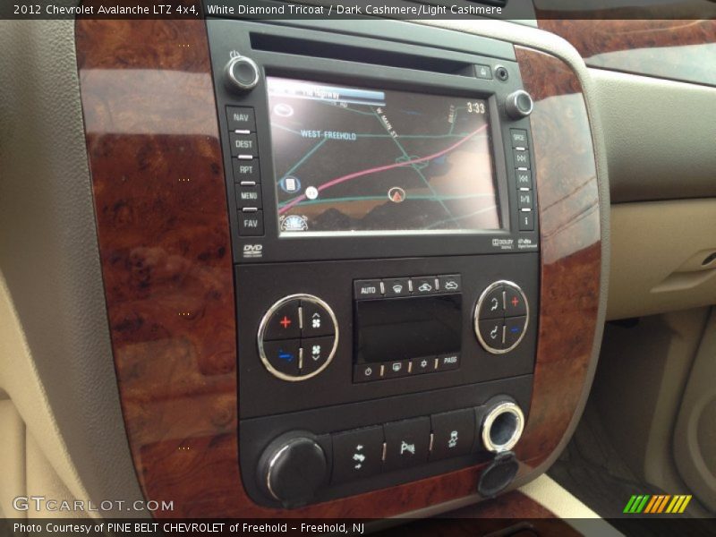 White Diamond Tricoat / Dark Cashmere/Light Cashmere 2012 Chevrolet Avalanche LTZ 4x4