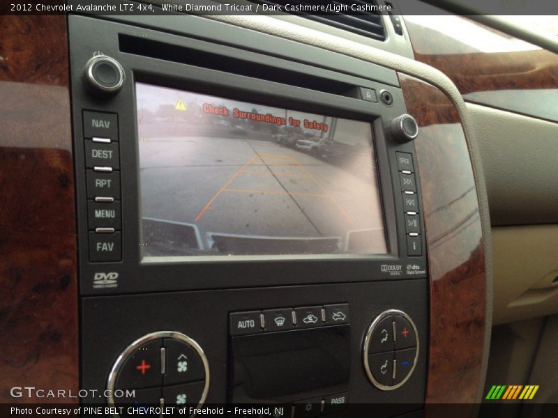 White Diamond Tricoat / Dark Cashmere/Light Cashmere 2012 Chevrolet Avalanche LTZ 4x4
