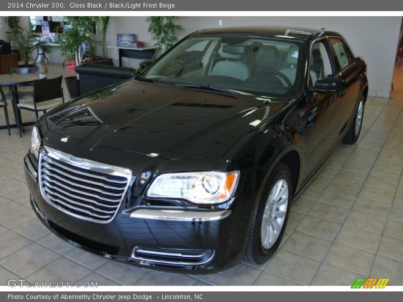 Gloss Black / Black/Light Frost Beige 2014 Chrysler 300