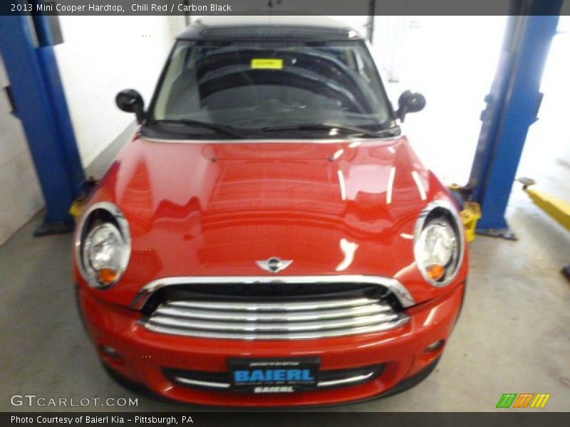 Chili Red / Carbon Black 2013 Mini Cooper Hardtop