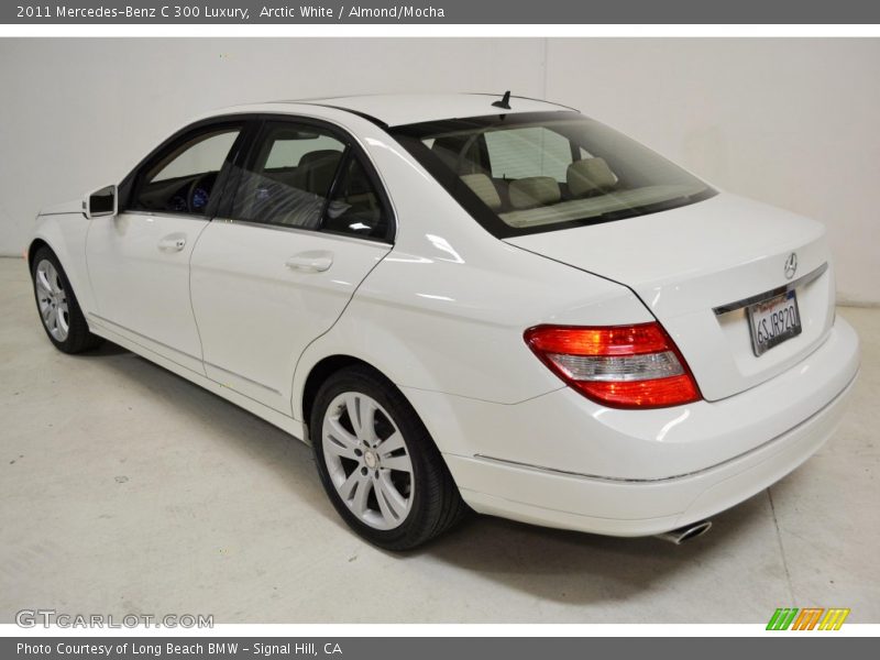 Arctic White / Almond/Mocha 2011 Mercedes-Benz C 300 Luxury