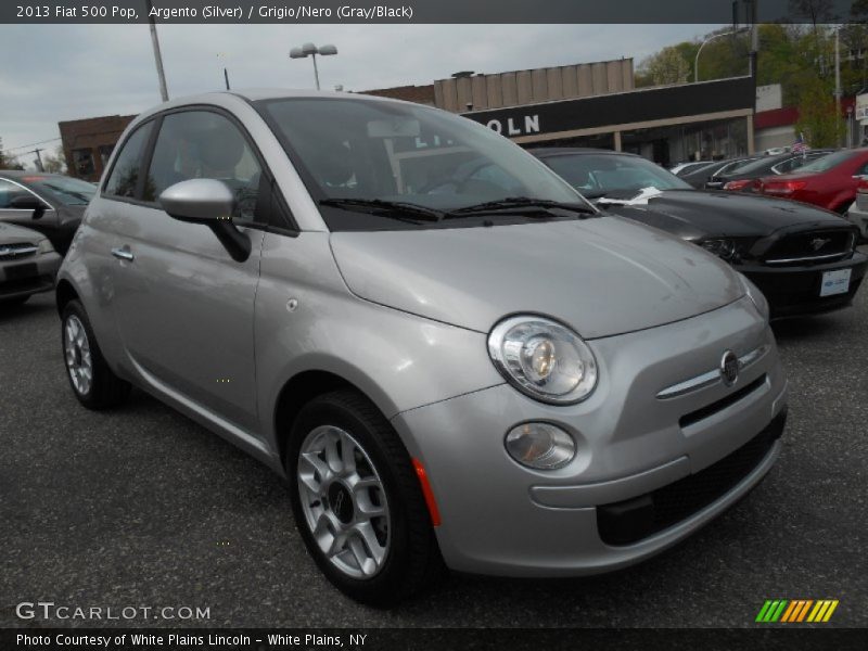 Front 3/4 View of 2013 500 Pop