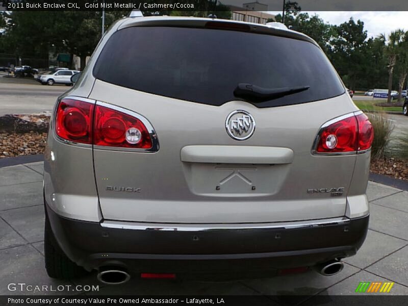 Gold Mist Metallic / Cashmere/Cocoa 2011 Buick Enclave CXL