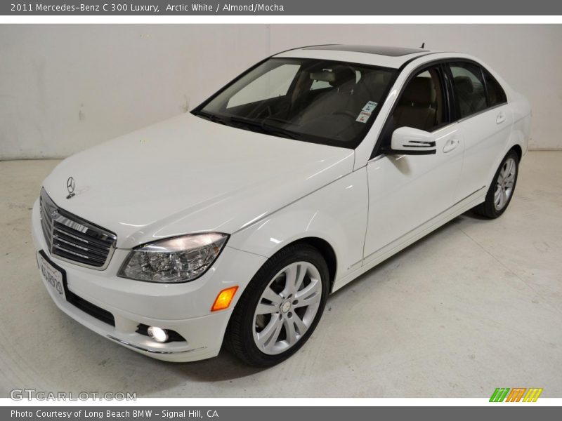 Arctic White / Almond/Mocha 2011 Mercedes-Benz C 300 Luxury
