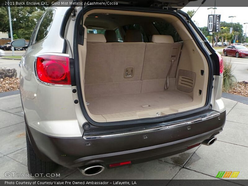 Gold Mist Metallic / Cashmere/Cocoa 2011 Buick Enclave CXL