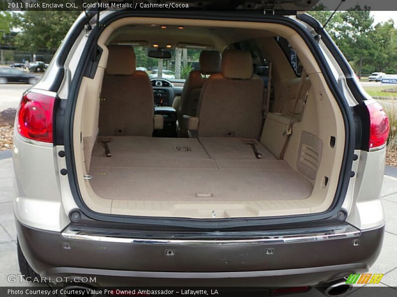 Gold Mist Metallic / Cashmere/Cocoa 2011 Buick Enclave CXL