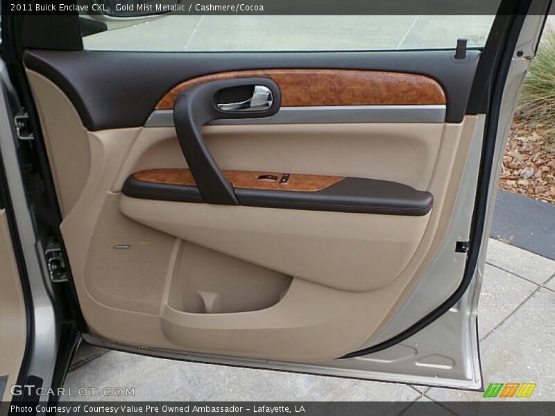 Gold Mist Metallic / Cashmere/Cocoa 2011 Buick Enclave CXL