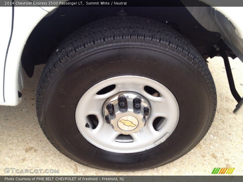 Summit White / Neutral 2014 Chevrolet Express 3500 Passenger LT