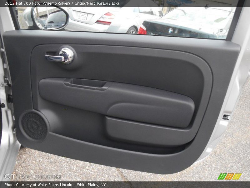 Argento (Silver) / Grigio/Nero (Gray/Black) 2013 Fiat 500 Pop