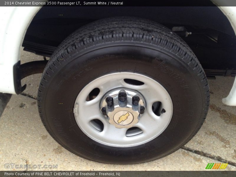 Summit White / Neutral 2014 Chevrolet Express 3500 Passenger LT