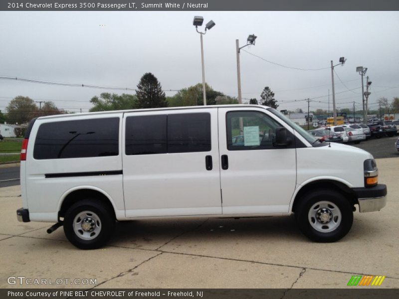 Summit White / Neutral 2014 Chevrolet Express 3500 Passenger LT