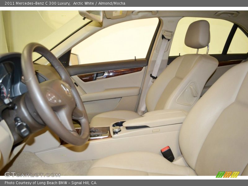 Arctic White / Almond/Mocha 2011 Mercedes-Benz C 300 Luxury