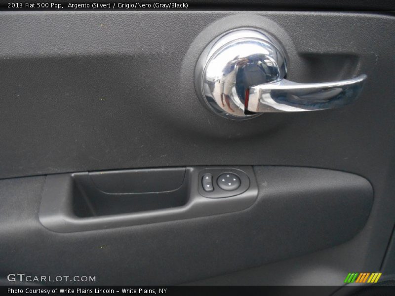 Argento (Silver) / Grigio/Nero (Gray/Black) 2013 Fiat 500 Pop