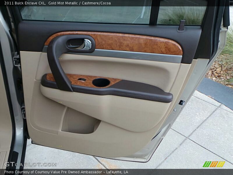 Gold Mist Metallic / Cashmere/Cocoa 2011 Buick Enclave CXL