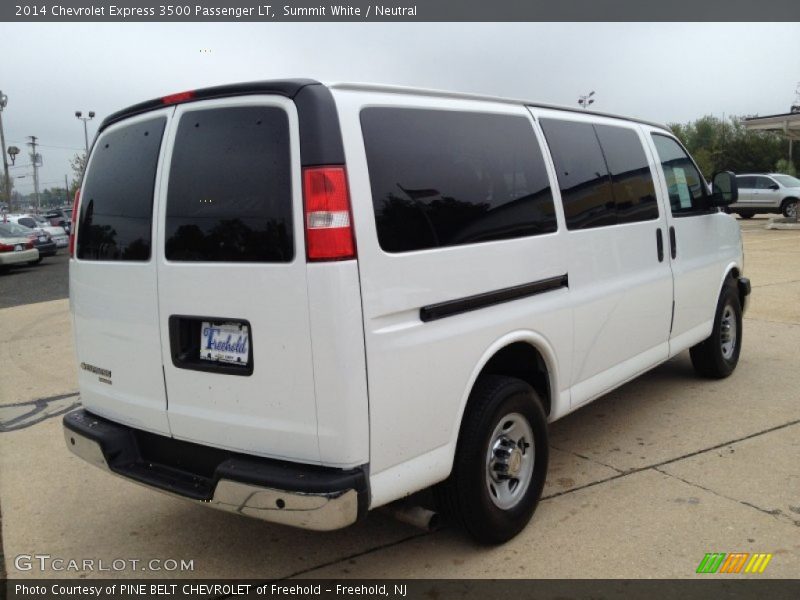 Summit White / Neutral 2014 Chevrolet Express 3500 Passenger LT