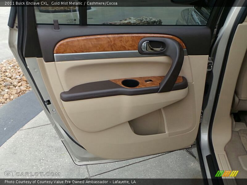 Gold Mist Metallic / Cashmere/Cocoa 2011 Buick Enclave CXL