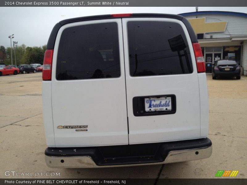 Summit White / Neutral 2014 Chevrolet Express 3500 Passenger LT