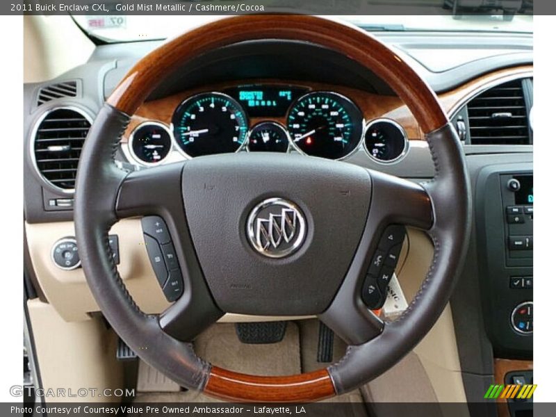 Gold Mist Metallic / Cashmere/Cocoa 2011 Buick Enclave CXL