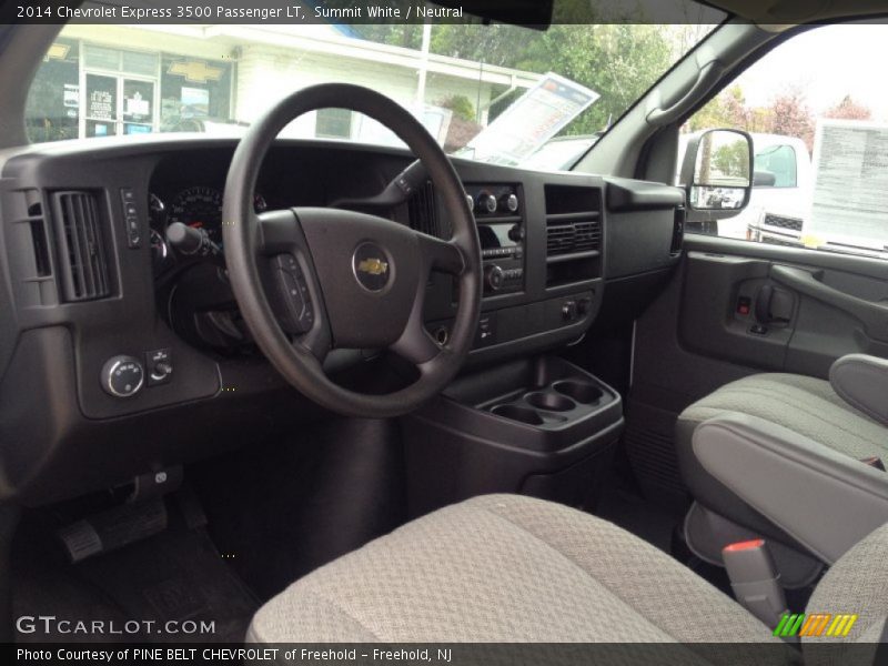 Summit White / Neutral 2014 Chevrolet Express 3500 Passenger LT