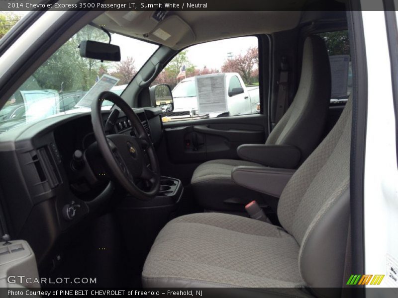 Summit White / Neutral 2014 Chevrolet Express 3500 Passenger LT