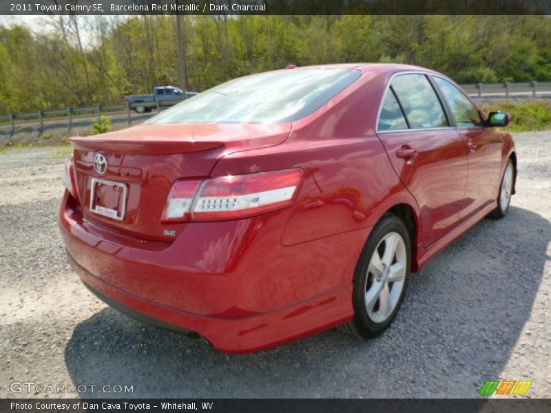 Barcelona Red Metallic / Dark Charcoal 2011 Toyota Camry SE