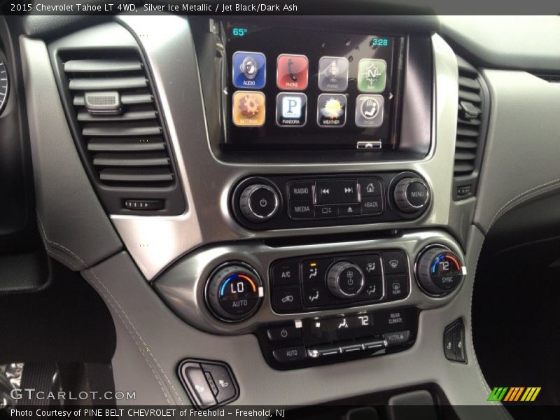 Silver Ice Metallic / Jet Black/Dark Ash 2015 Chevrolet Tahoe LT 4WD