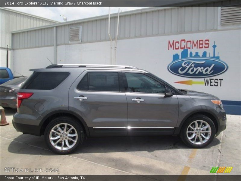 Sterling Gray / Charcoal Black 2014 Ford Explorer XLT