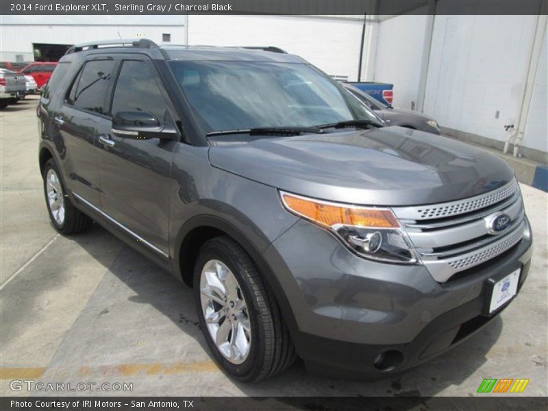Sterling Gray / Charcoal Black 2014 Ford Explorer XLT