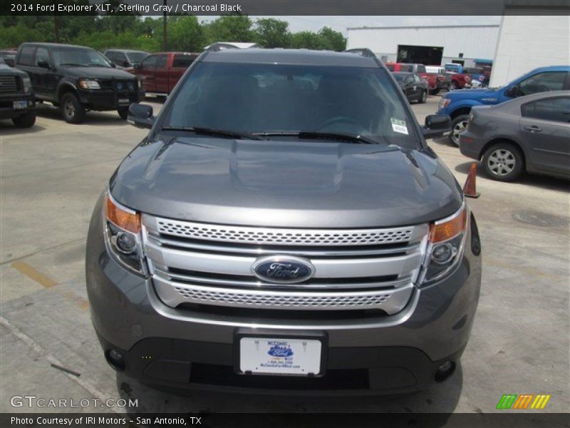 Sterling Gray / Charcoal Black 2014 Ford Explorer XLT