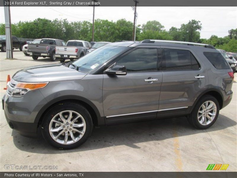 Sterling Gray / Charcoal Black 2014 Ford Explorer XLT