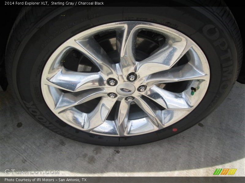 Sterling Gray / Charcoal Black 2014 Ford Explorer XLT