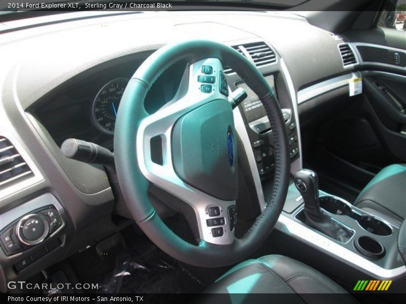 Sterling Gray / Charcoal Black 2014 Ford Explorer XLT