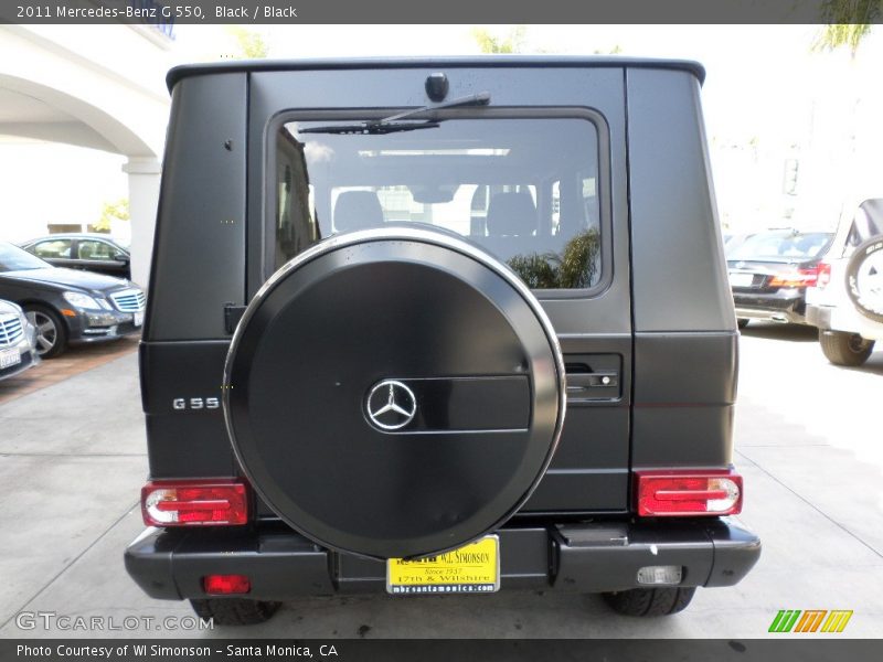 Black / Black 2011 Mercedes-Benz G 550