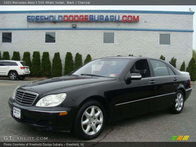 Black / Charcoal 2003 Mercedes-Benz S 500 4Matic Sedan