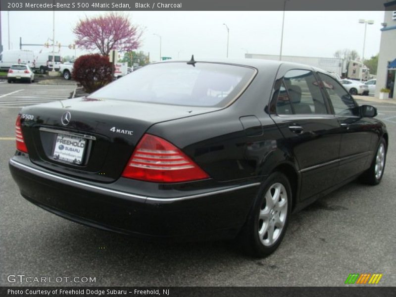 Black / Charcoal 2003 Mercedes-Benz S 500 4Matic Sedan