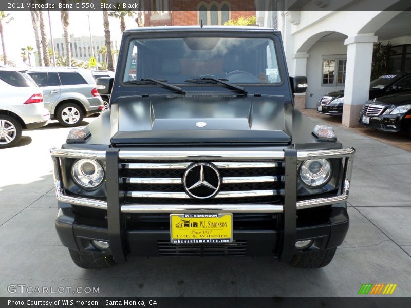 Black / Black 2011 Mercedes-Benz G 550