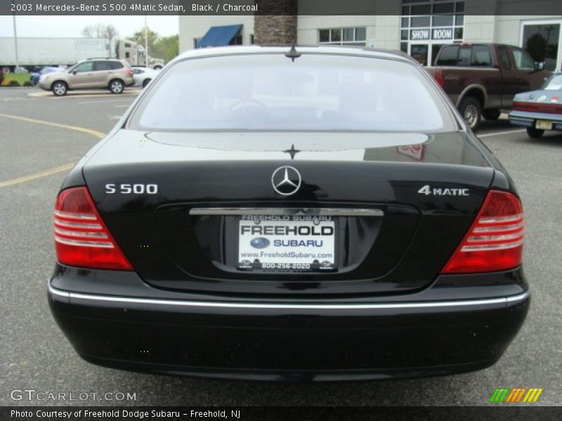 Black / Charcoal 2003 Mercedes-Benz S 500 4Matic Sedan