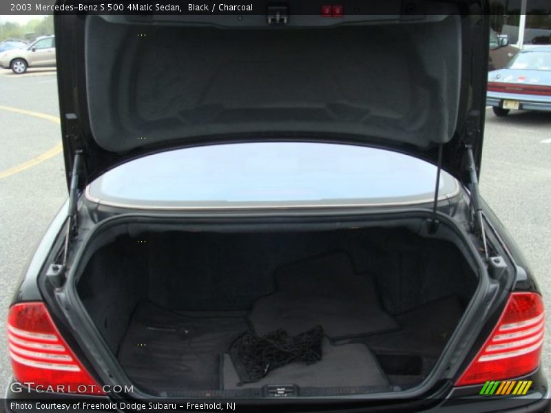 Black / Charcoal 2003 Mercedes-Benz S 500 4Matic Sedan
