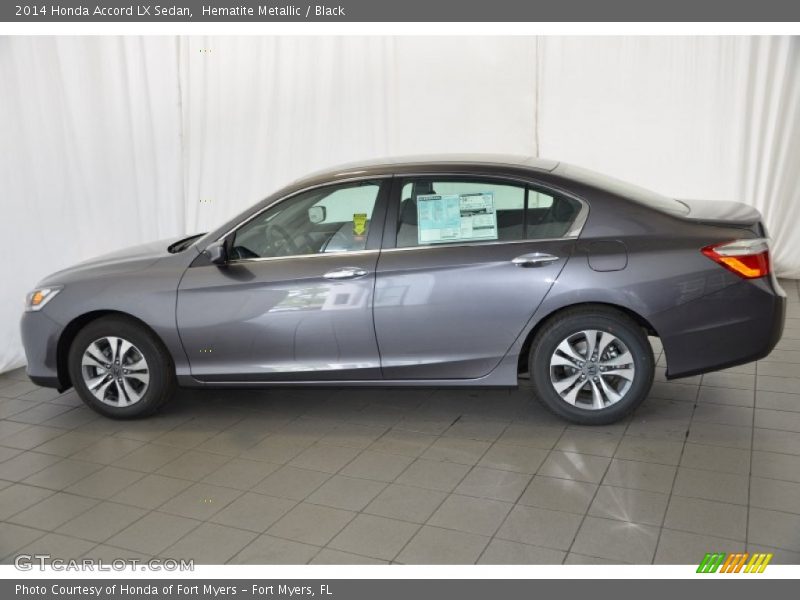 Hematite Metallic / Black 2014 Honda Accord LX Sedan