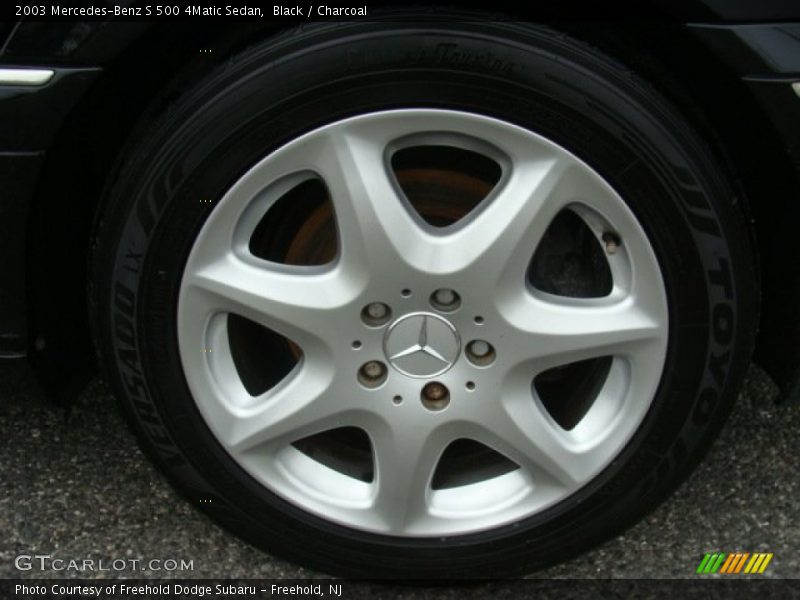 Black / Charcoal 2003 Mercedes-Benz S 500 4Matic Sedan
