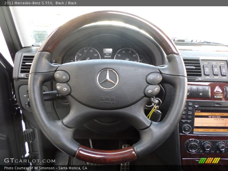 Black / Black 2011 Mercedes-Benz G 550