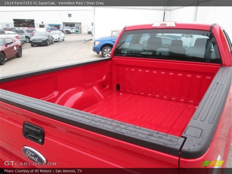 Vermillion Red / Steel Grey 2014 Ford F150 XL SuperCab