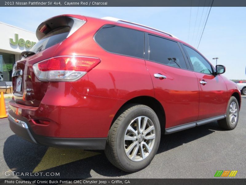 Cayenne Red / Charcoal 2013 Nissan Pathfinder SV 4x4